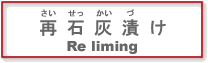 (6)再石灰漬け